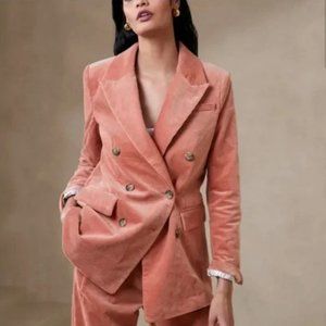 Banana Republic Corduroy Blazer Pink Blush - 0